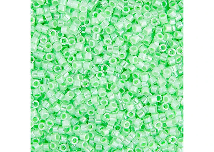 Miyuki Delica 11/0 Light Crystal Green Ceylon