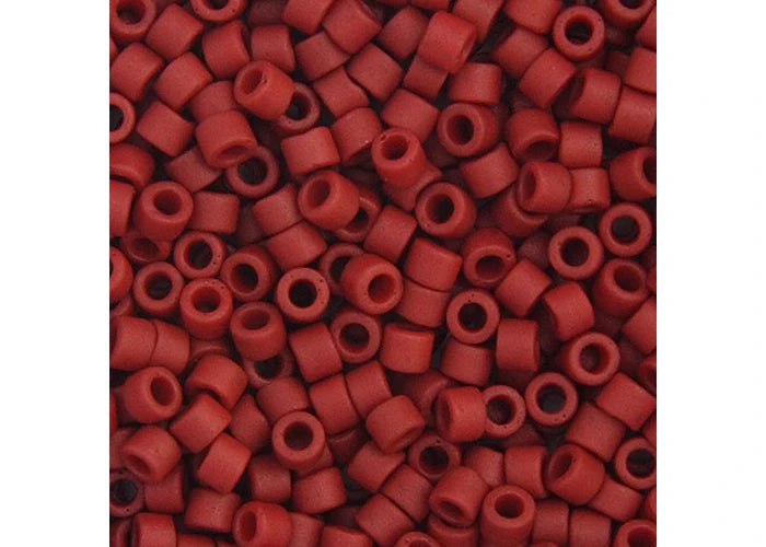 Miyuki Delica 11/0 Dark Red Maroon Metallic Matte