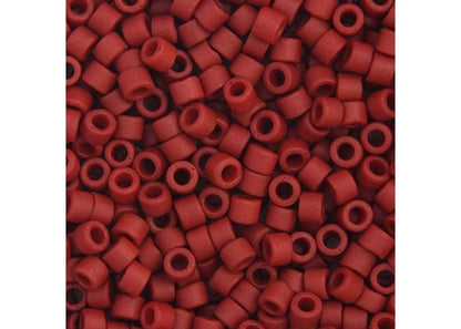 Miyuki Delica 11/0 Dark Red Maroon Metallic Matte