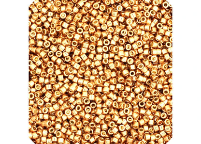 Miyuki Delica 11/0 Duracoat Galvanized Champagne