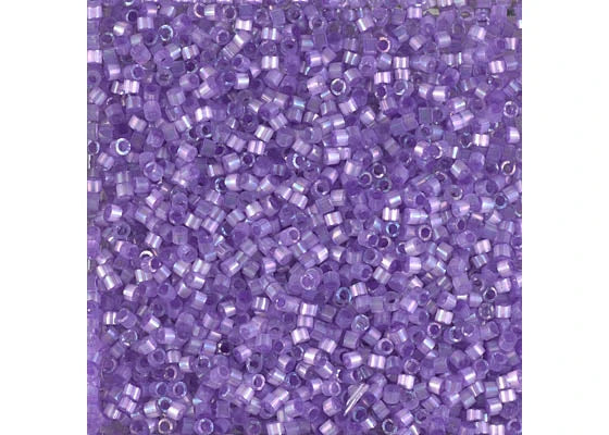 Miyuki Delica 11/0 Lilac AB Silk Inside Dyed