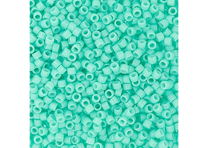 Miyuki Delica 11/0 Duracoat Opaque Dyed Robin Egg Blue
