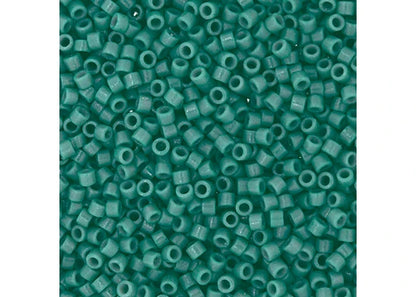 Miyuki Delica 11/0 Duracoat Opaque Dyed Leaf Green