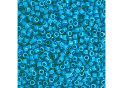 Miyuki Delica 11/0 Duracoat Opaque Dyed Capri Blue
