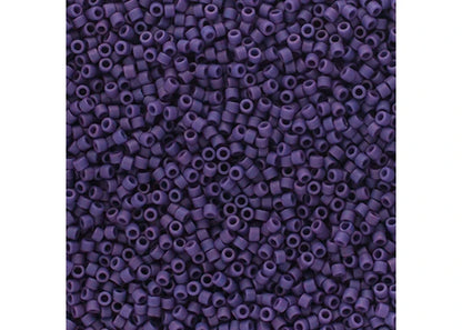 Miyuki Delica 11/0 Frosted Glazed Purple Matte