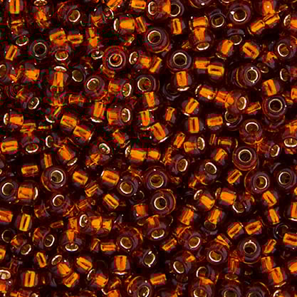 Miyuki Seed Bead 11/0 apx.22g Dark Topaz Silver