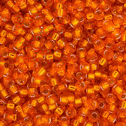 Miyuki Seed Bead 11/0 apx.22g Orange Silver Lined