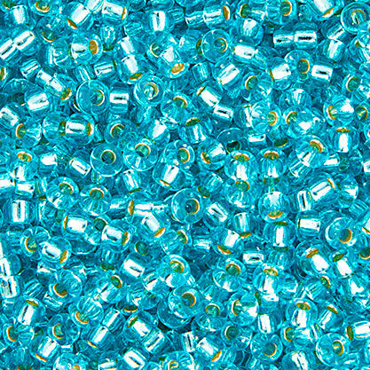 Miyuki Seed Bead 11/0 apx.22g Aqua Silver Lined