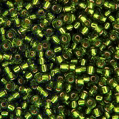 Miyuki Seed Bead 11/0 apx.22g Olive Silver Lined