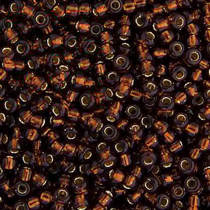 Miyuki Seed Bead 11/0 apx.22g Root Beer Silver