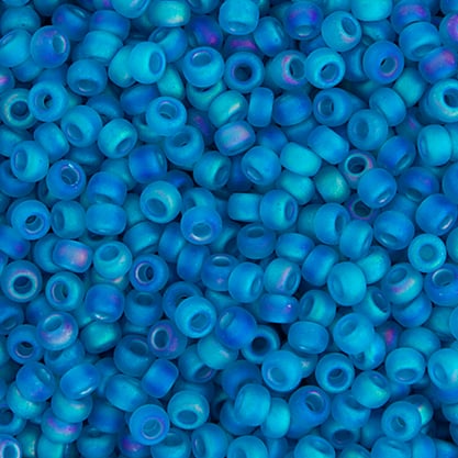 Miyuki Seed Bead 11/0 apx.22g Aqua Transparent AB