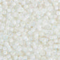 Miyuki Seed Bead 11/0 apx.22g White AB Lined-Dyed