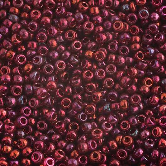 Miyuki Seed Bead 11/0 apx.22g Burgundy Gold Luster