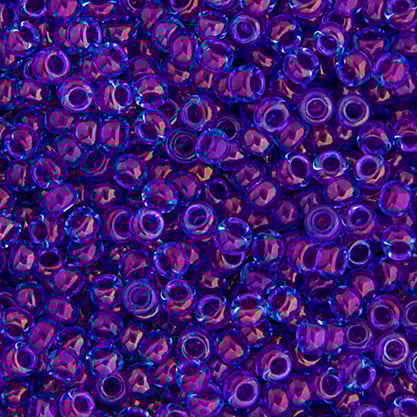Miyuki Seed Bead 11/0 apx.22g Aqua Fuchsia Lined