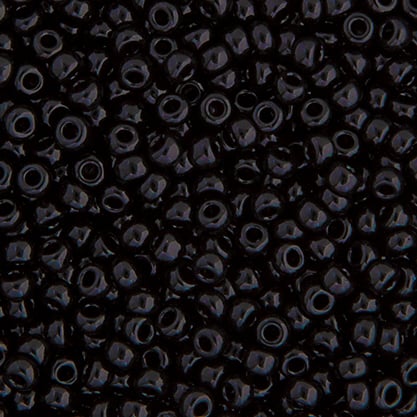 Miyuki Seed Bead 11/0 apx.22g Black Opaque