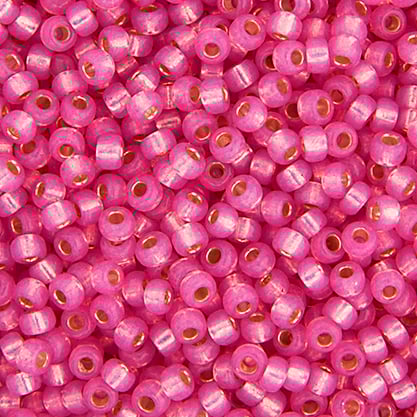 Miyuki Seed Bead 11/0 apx.22g Med. Rose S/L Opal