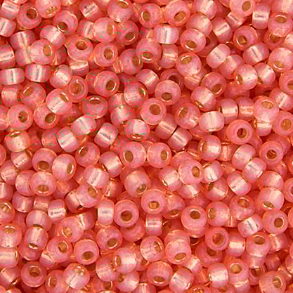 Miyuki Seed Bead 11/0 apx.22g Salmon S/L Dyed