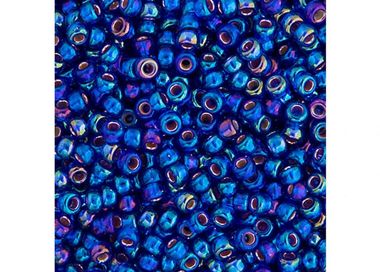 Miyuki Seed Bead 11/0 apx.22g Cobalt Silver Lined AB
