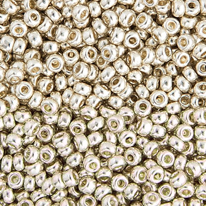 Miyuki Seed Bead 11/0 apx.22g Silver Galvanized