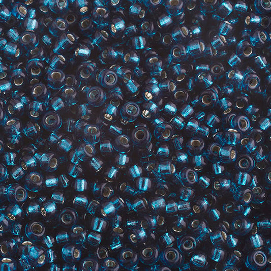 Miyuki Seed Bead 11/0 apx.22g Blue Zircon Silver