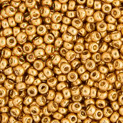 Miyuki Seed Bead 11/0 apx.22g Galvaniz Duracoat Gold