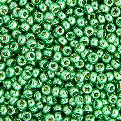 Miyuki Seed Bead 11/0 apx.22g GalvanizDuracoat Dark Mint Green