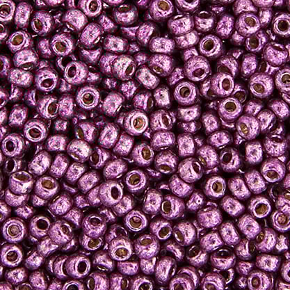Miyuki Seed Bead 11/0 apx.22g GalvanizDuracoat Egg Plant