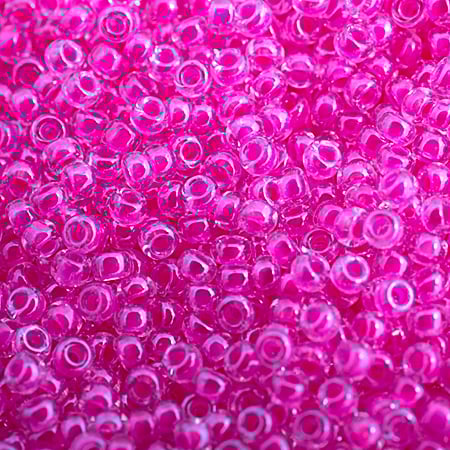 Miyuki Seed Bead 11/0 apx.22g Hot Pink Luminous