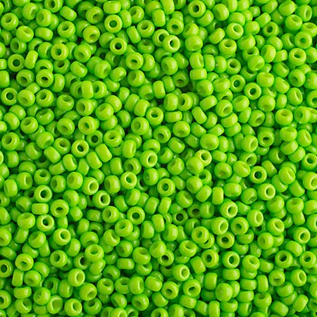 Miyuki Seed Bead 11/0 apx.22g Bright Lime Opaque