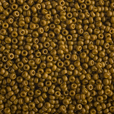 Miyuki Seed Bead 11/0 apx.22g Green Olive Opaque