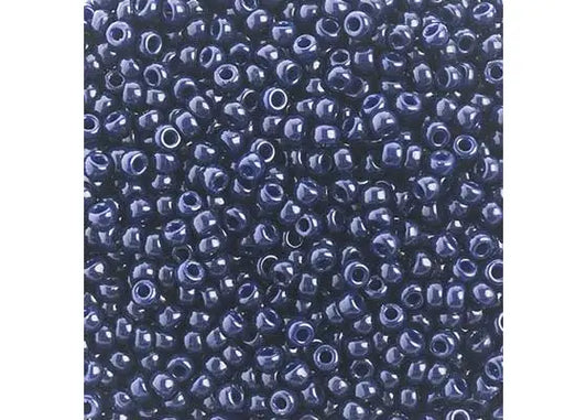 Miyuki Seed Bead 11/0 apx 22g Duracoat Indigo Navy Blue Dyed