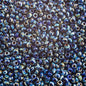 Miyuki Seed Bead 11/0 apx. 22g OP. Cobalt Picasso