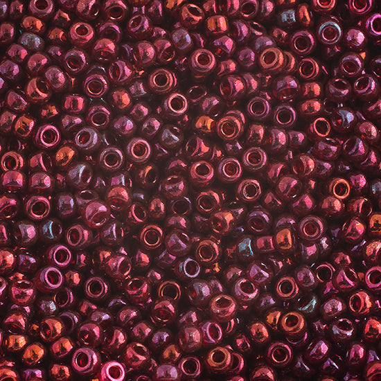 Miyuki Seed Bead 15/0 apx.22g Burgundy Gold Luster