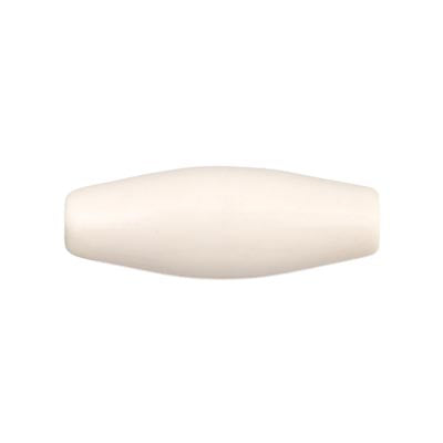 Acrylic Hairbone Pipe 1in Bone White (15pcs)