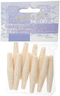 Acrylic Hairbone Pipe 2in Bone White (10pcs)