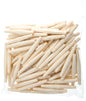 Acrylic Hairbone Pipe 3in Bone White 100PCS