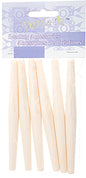 Acrylic Hairbone Pipe 4in Bone White (6pcs)