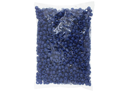 Crow Bead/Pony Bead Opaque 9mm Blue