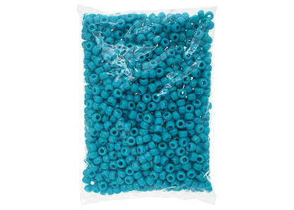 Crow Bead/Pony Bead Opaque 9mm Turquoise