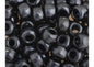 Crow Bead/Pony Bead Opaque 9mm Pearl Black