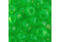 Crow Bead/Pony Bead Transparent 9mm Flourescent Green