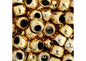 Crow Bead/Pony Bead Metalized Opaque 9mm Gold