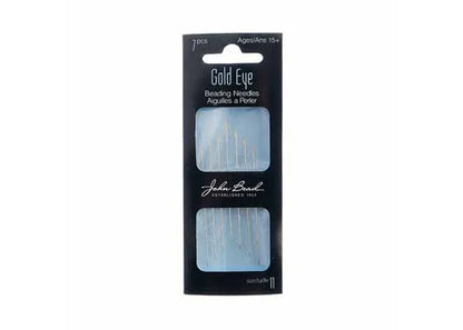 Beading Needle Gold Eye 7 pcs Size 11