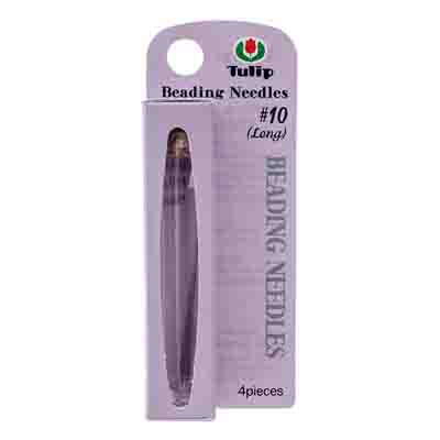 Tulip Beading Needles #10 4pcs. - .46x51mm (Long)