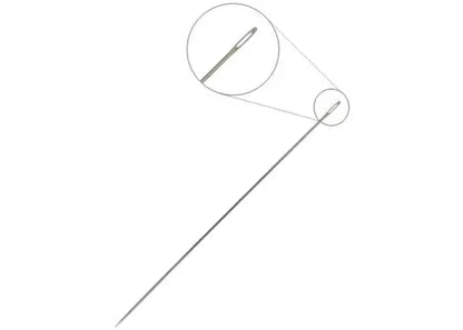 BEADING NEEDLE No.16 SILVEREYE .41mmx48.5mm JAPANESE QUALITY