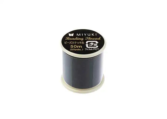 Miyuki Nylon Beading Thread B Black (50m)