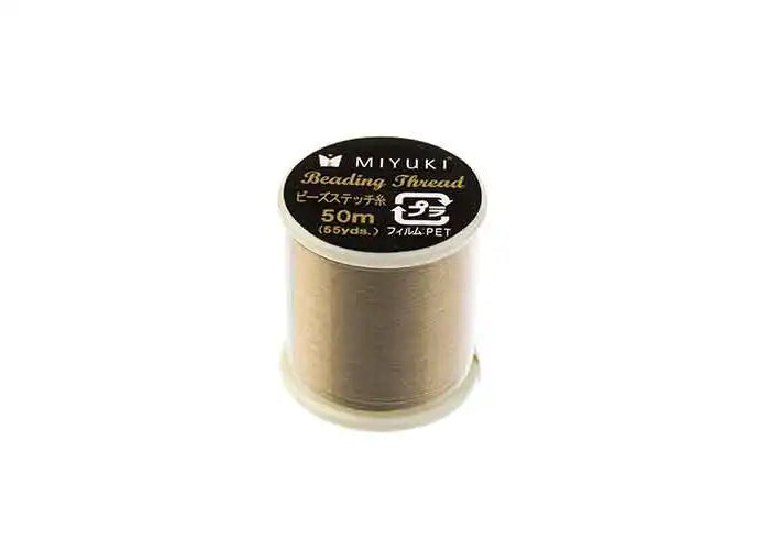 Miyuki Nylon Beading Thread B Brown Biscotti (50m)