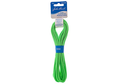 Craft Paracord 16ft (4.8m) 4mm Neon Green