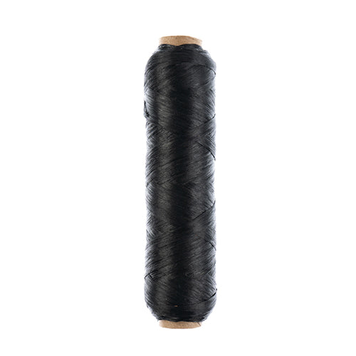 Gudebrod Sinew Bobbin 60ft (20yd) Black 5ply 70lb test Made in USA