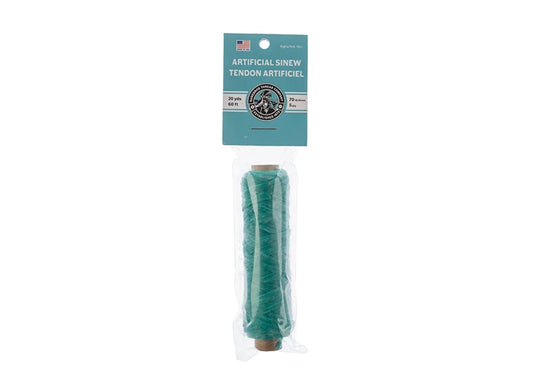 Sinew Bobbin 60ft (20yd) Turquoise 5ply 70lb